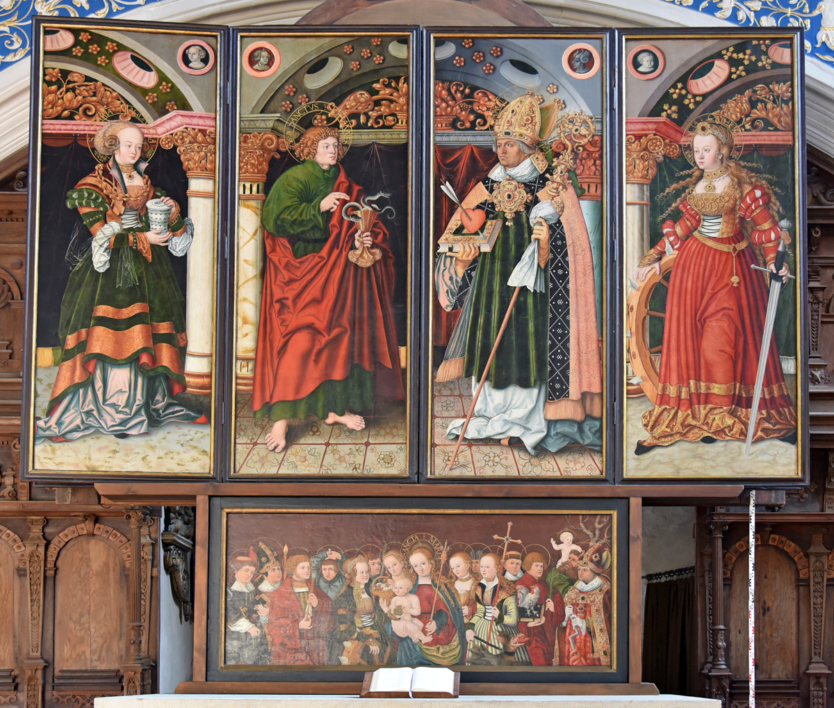 Restaurierung, Fachplanung - Halle, Marktkirche, Hochaltar Werkstatt Lucas Cranach d. Ä. (1529)