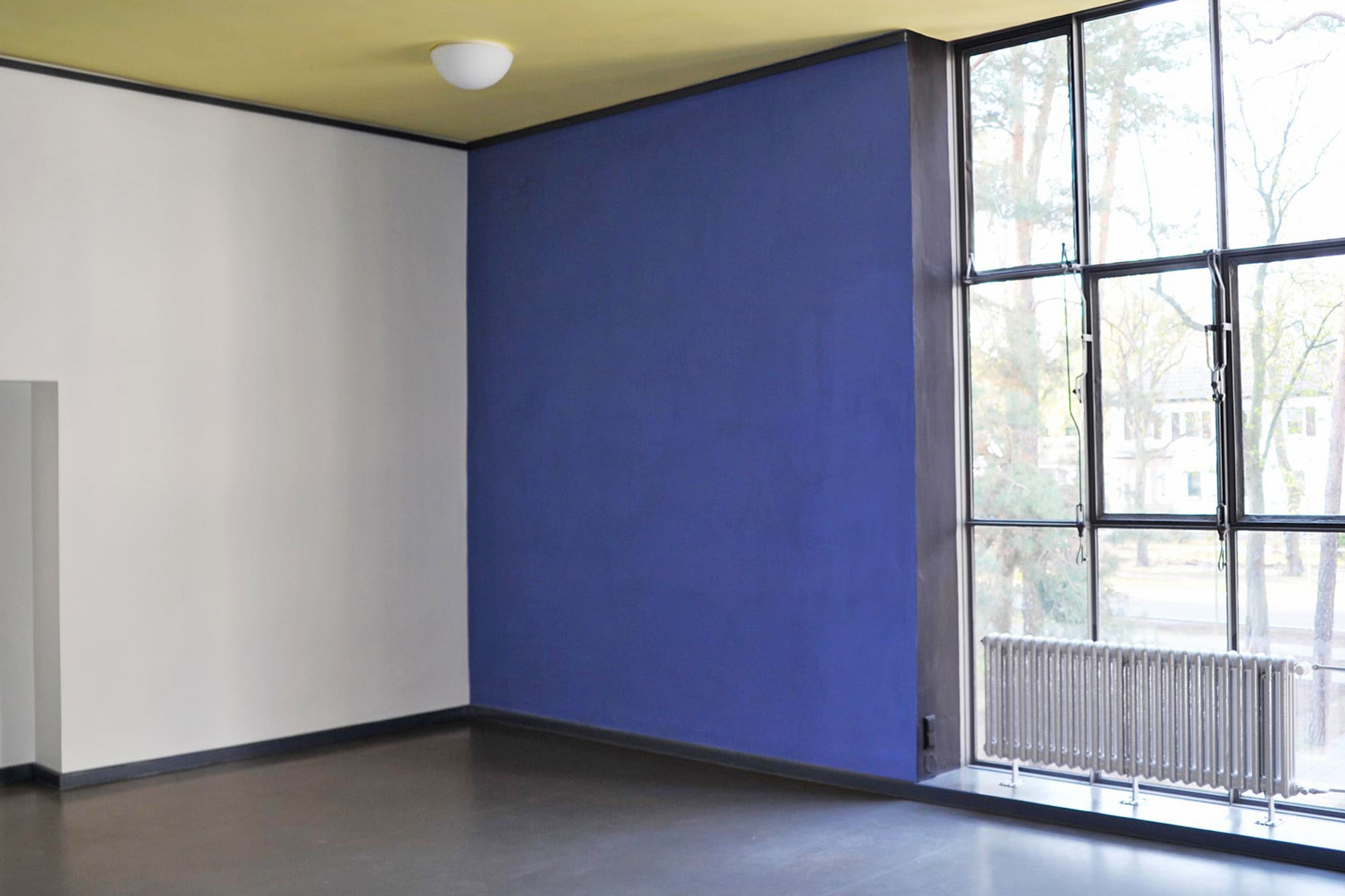 Restaurierung, Fachplanung, Bestandsanalyse, Farbkonzept - Dessau, Meisterhaus Kandinsky Klee, Atelier Kandinsky