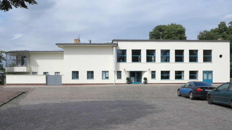 Dessau, Kornhaus, Ansicht der Fassade nach Restaurierung