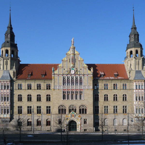 Restaurierung, Fachplanung, Bestandsanalyse - Halle, Landgericht, Fassade