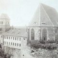 Bauforschung - Halle, Moritzburg, historische Ansicht
